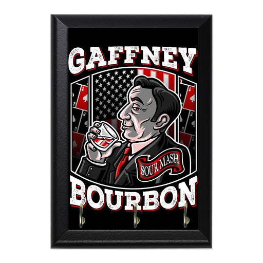 Gaffney Bourbon Decorative Wall Plaque Key Holder Hanger - 8 x 6 / Yes