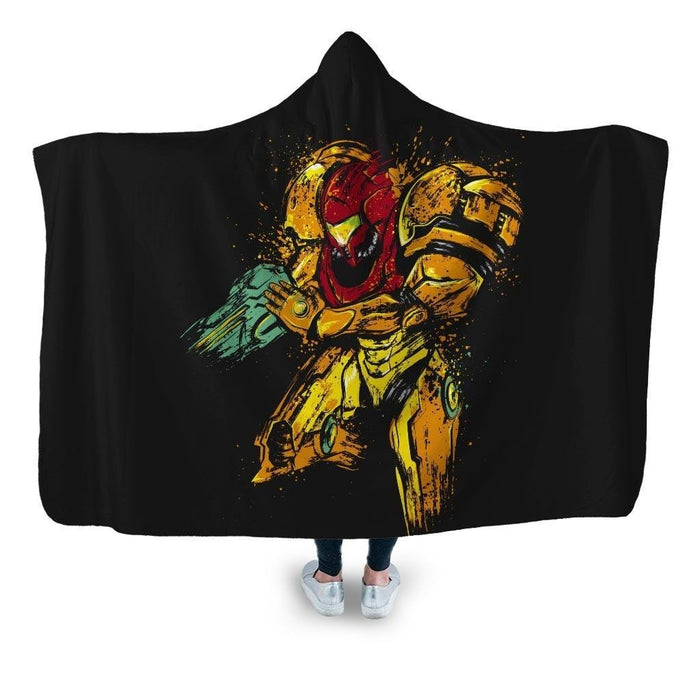 Galactic Bounty Hunter Tostadora Hooded Blanket - Adult / Premium Sherpa