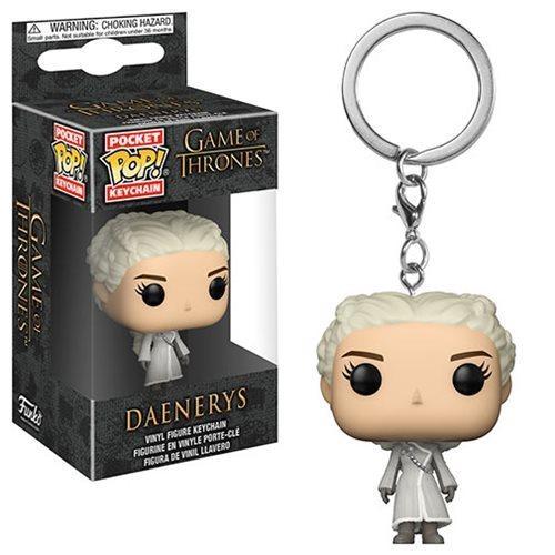 Game of Thrones Daenerys White Coat Pocket Pop! Key Chain
