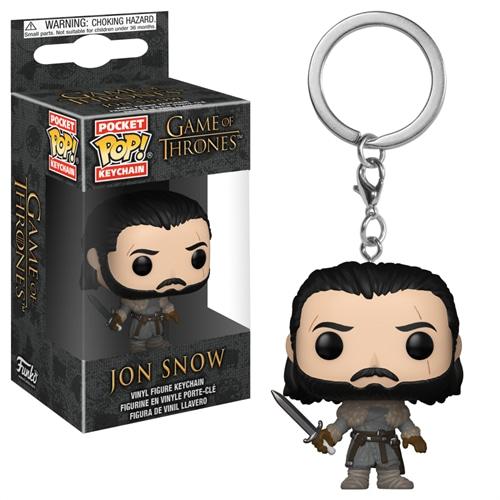 Game of Thrones Jon Snow Beyond the Wall Pocket Pop! Key Chain - Black