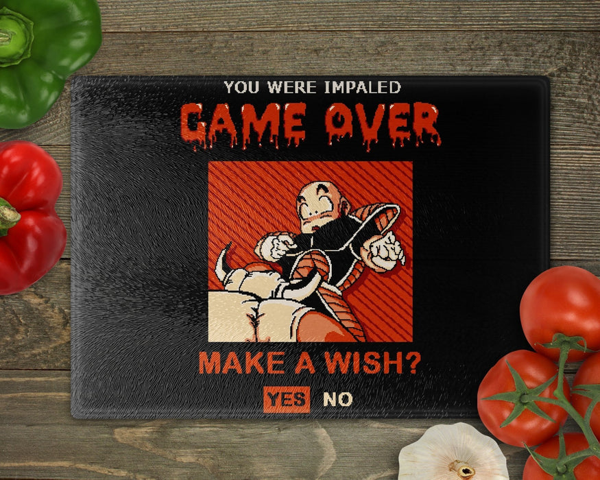 Game Over Krillin Cutting Board