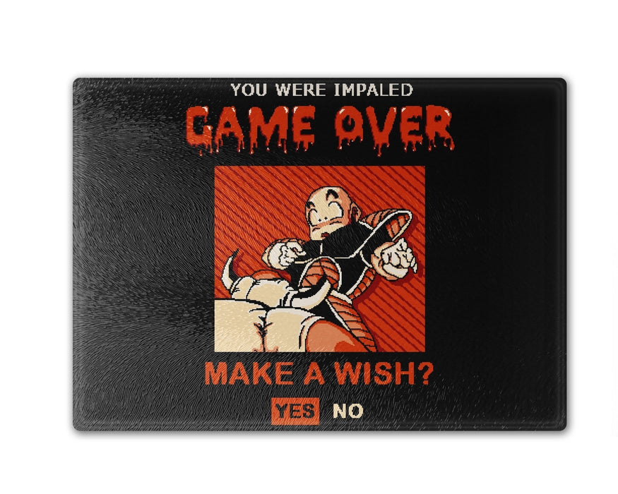 Game Over Krillin Cutting Board