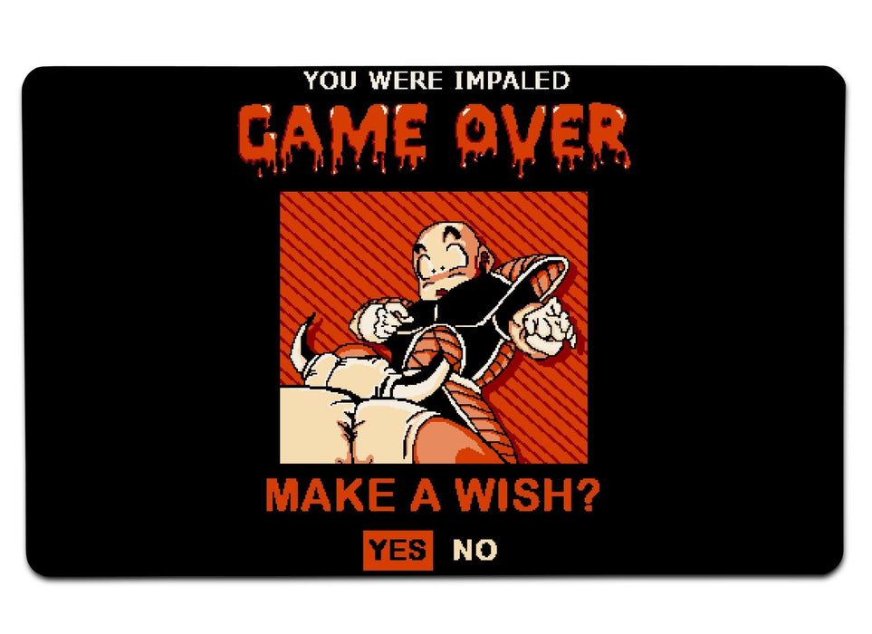 Game Over Krillin Large Mouse Pad