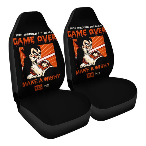 Game Over Vegeta Car Seat Covers - One size