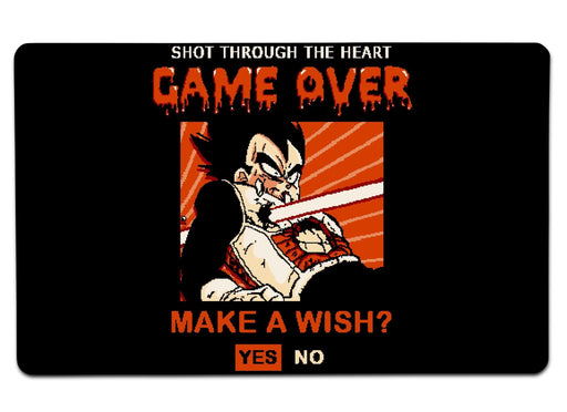 Game Over Vegeta Large Mouse Pad