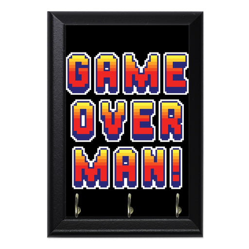 Game Ver Man Wall Plaque Key Holder - 8 x 6 / Yes