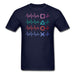 Gamer Heart Beat Unisex Classic T-Shirt - navy / S