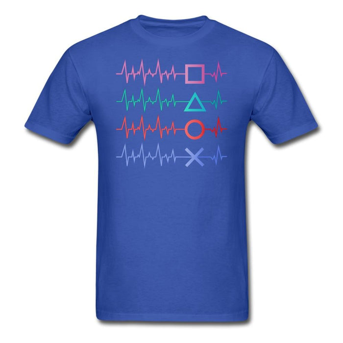 Gamer Heart Beat Unisex Classic T-Shirt - royal blue / S