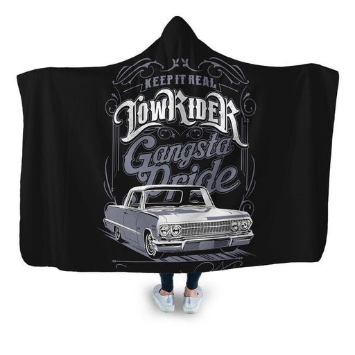 Gangsta Pride Hooded Blanket - Adult / Premium Sherpa