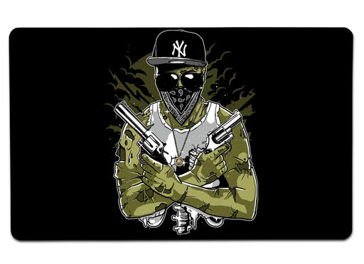 Gangsta Zombie Large Mouse Pad