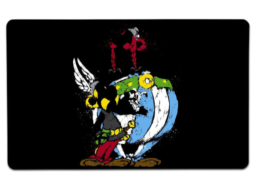 Gaul Warriors Large Mouse Pad