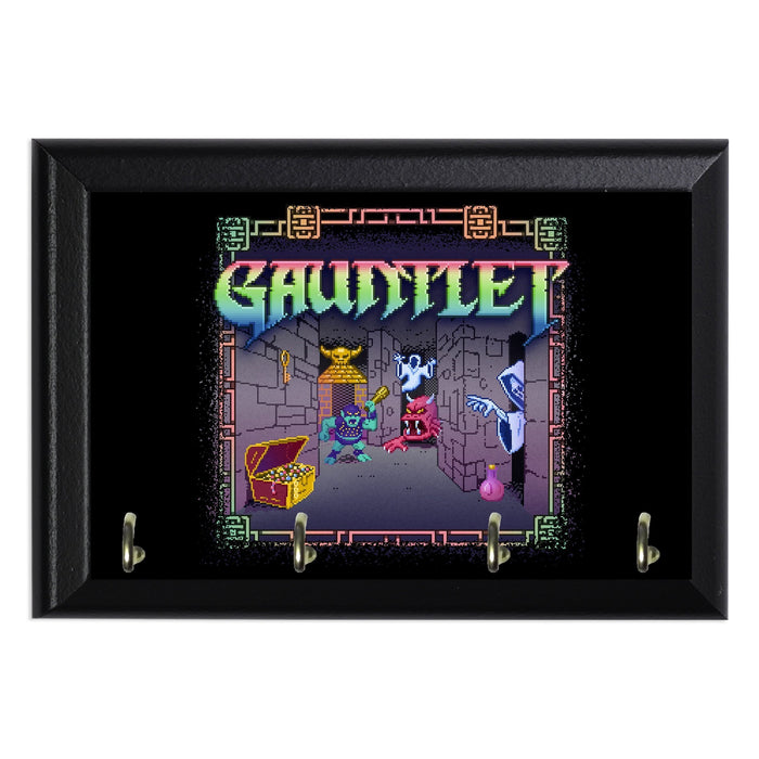 Gauntlet Wall Key Hanging Plaque - 8 x 6 / Yes