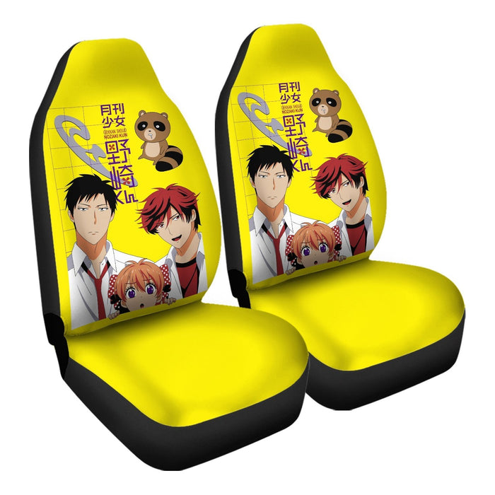 Gekkan Shoujo Nozaki Kun Car Seat Covers - One size