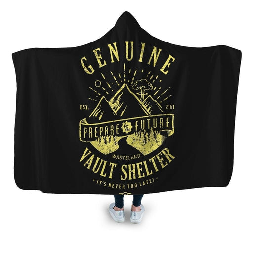 Genuine Vault Hooded Blanket - Adult / Premium Sherpa