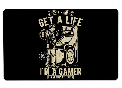 Get A Life Large Mouse Pad