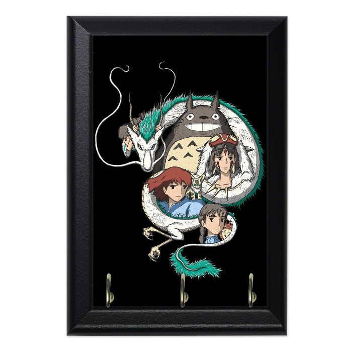 Ghibli Wall Plaque Key Holder - 8 x 6 / Yes