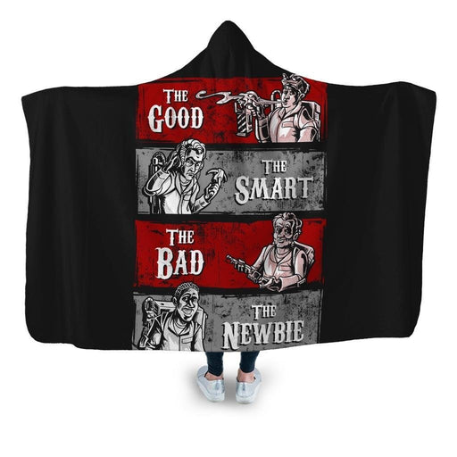 Ghost Wranglers Hooded Blanket - Adult / Premium Sherpa