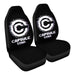 Glitch Capsule corp. Car Seat Covers - One size