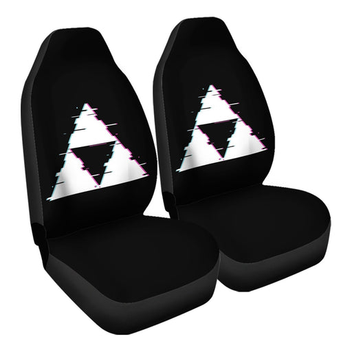 Glitch Triforce Car Seat Covers - One size