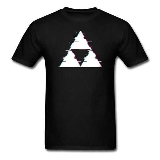 Glitch Triforce Unisex Classic T-Shirt - black / S