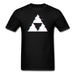 Glitch Triforce Unisex Classic T-Shirt - black / S