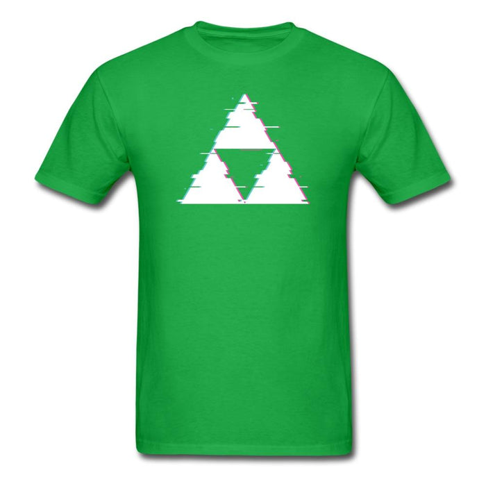 Glitch Triforce Unisex Classic T-Shirt - bright green / S