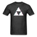 Glitch Triforce Unisex Classic T-Shirt - heather black / S