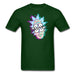 Glitchy Rick Unisex Classic T-Shirt - forest green / S