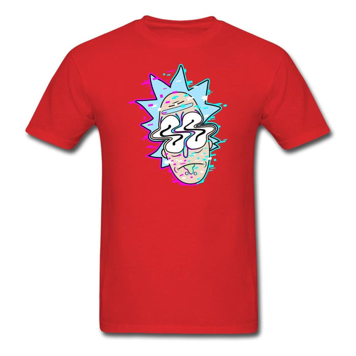 Glitchy Rick Unisex Classic T-Shirt - red / S