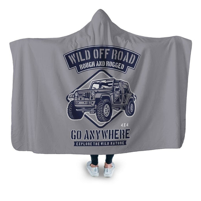 Go Anywhere Hooded Blanket - Adult / Premium Sherpa