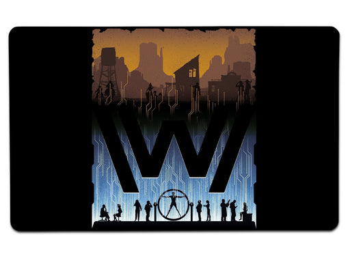 Go Between Worlds Large Mouse Pad