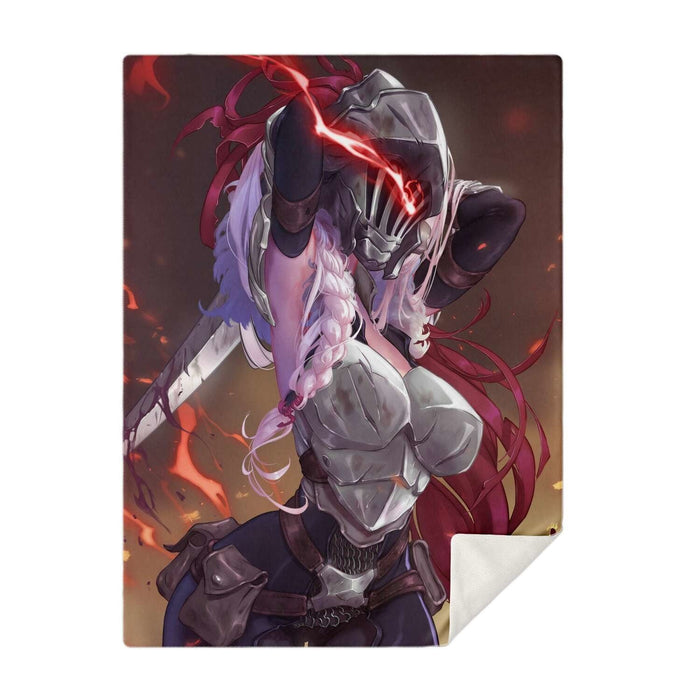 Goblin Slayer Girl Microfiber Fleece Blanket