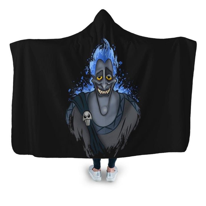 God Of The Underworld Hooded Blanket - Adult / Premium Sherpa