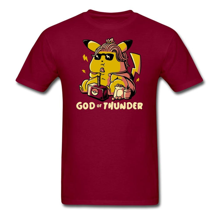 God of Thunder Unisex Classic T-Shirt - burgundy / S