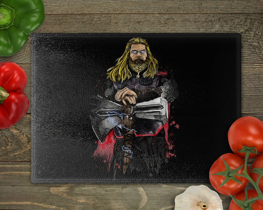 God Of Thunder Watercolor Cutting Board