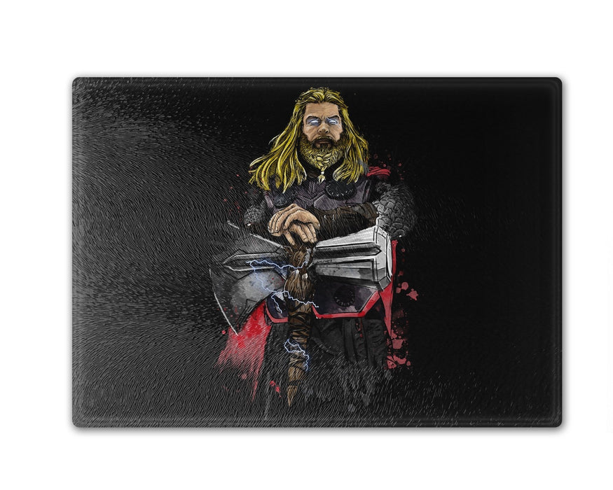 God Of Thunder Watercolor Cutting Board