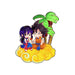 Goku and Chi Freeform Beach Towel - M - 57.1 x 39.4 / 145cm 100cm