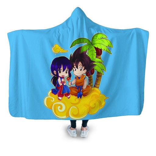 Goku Chichi Hooded Blanket - Adult / Premium Sherpa