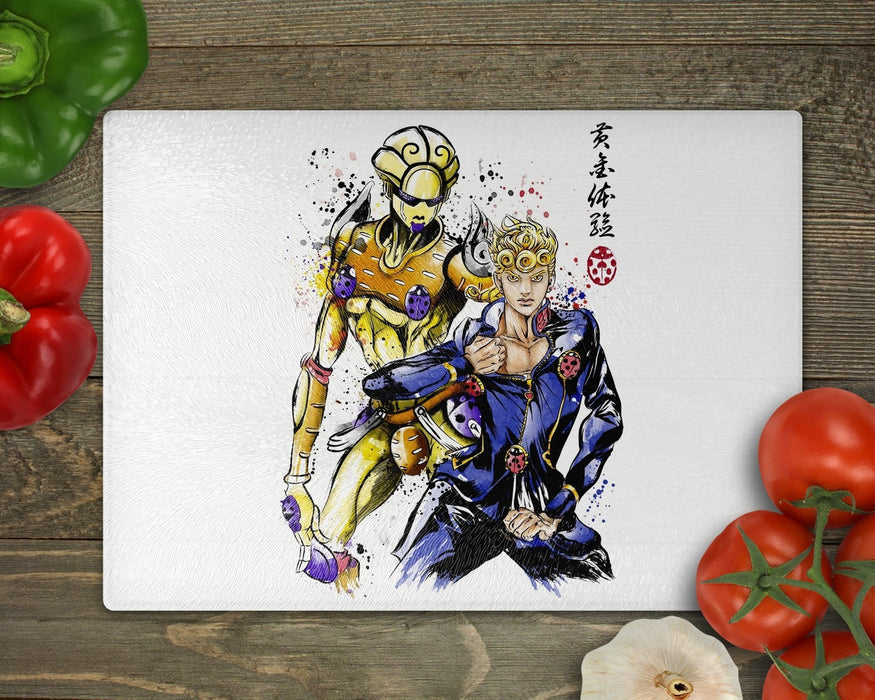 Gold Experinece Watercolor Cutting Board