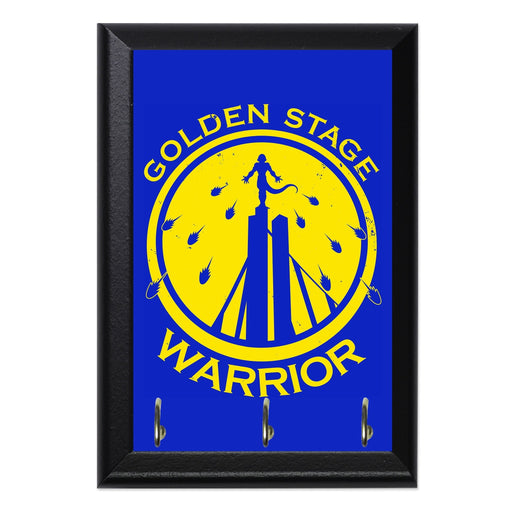 Golden Stage Warrior Key Hanging Plaque - 8 x 6 / Yes