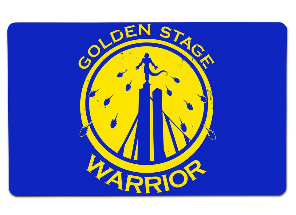 Golden Stage Warrior Large Mouse Pad