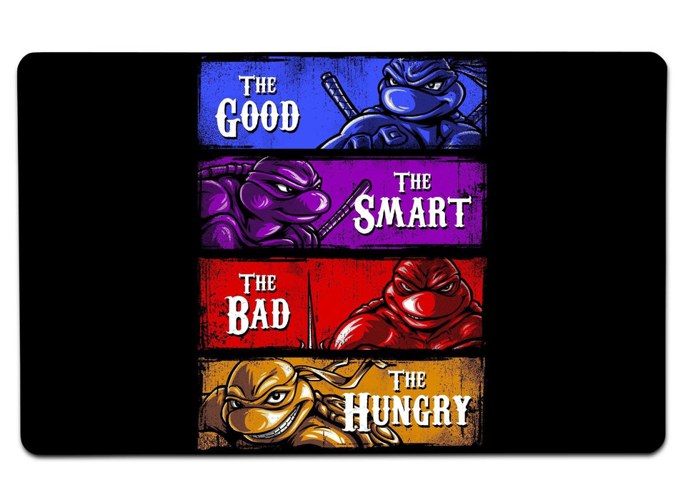 Good Bad Smart Hungry 3 Large Mouse Pad