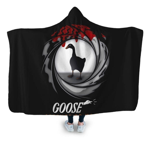 Goose Agent Hooded Blanket - Adult / Premium Sherpa