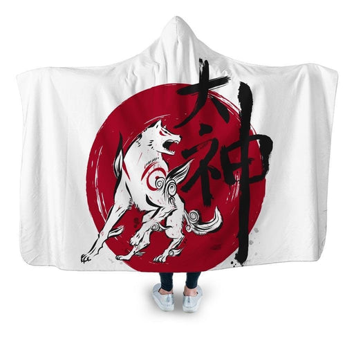 Great God Hooded Blanket - Adult / Premium Sherpa