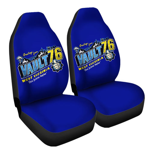 Greetings from W V Vault Car Seat Covers - One size
