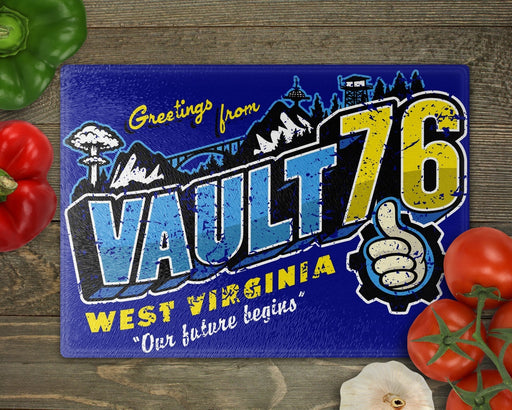 Greetings from W V Vault Cutting Board