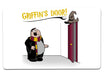 Griffins Door Large Mouse Pad