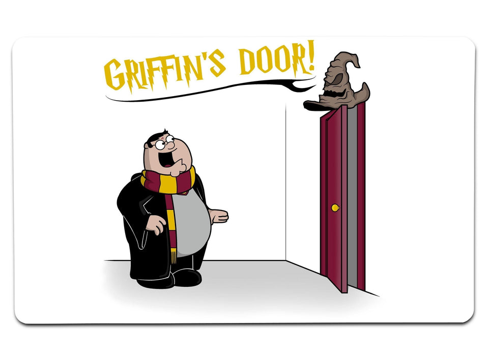 Griffins Door Large Mouse Pad