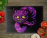 Grinning Like A Cheshire Cat Purple Cutting Board