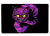 Grinning Like A Cheshire Cat Purple Large Mouse Pad